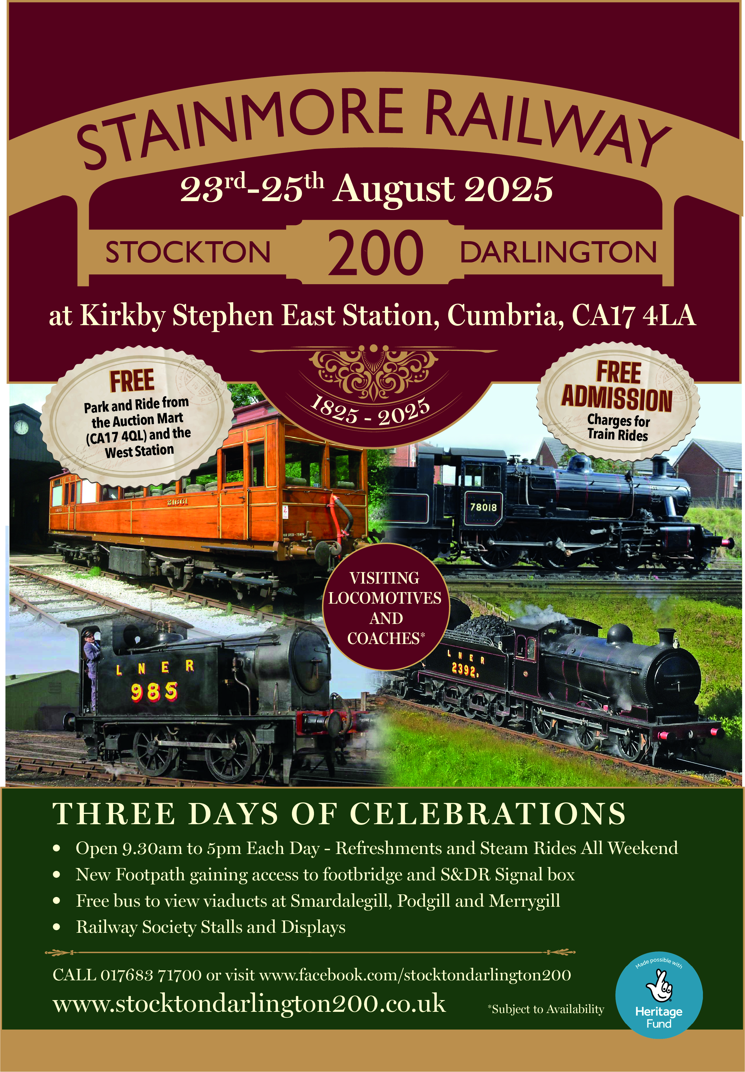 Stainmore Poster 2025